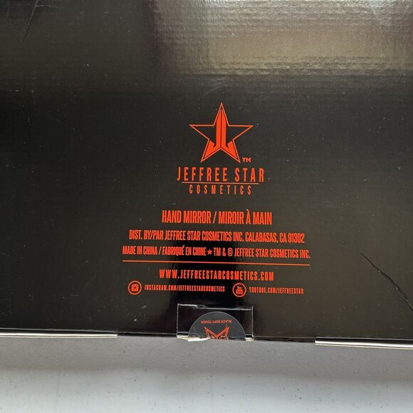 Jeffree Star NIB Hand Mirror Soft Touch Concealer Lipstick Eyeshadow & Powder - Picture 5 of 16